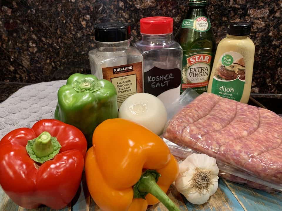 One Pan Sausage & Peppers