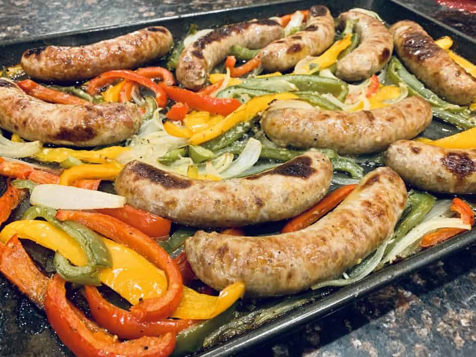 One Pan Sausage & Peppers
