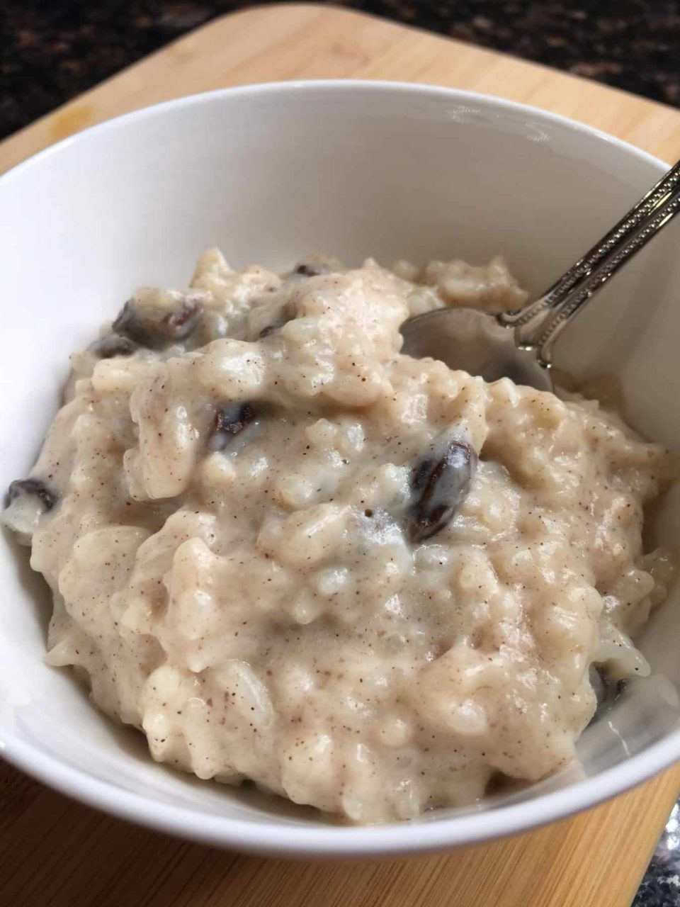 Close up picture of Classic Rice Pudding