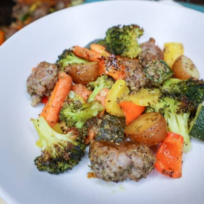 One Pan Italian Sausage Supper