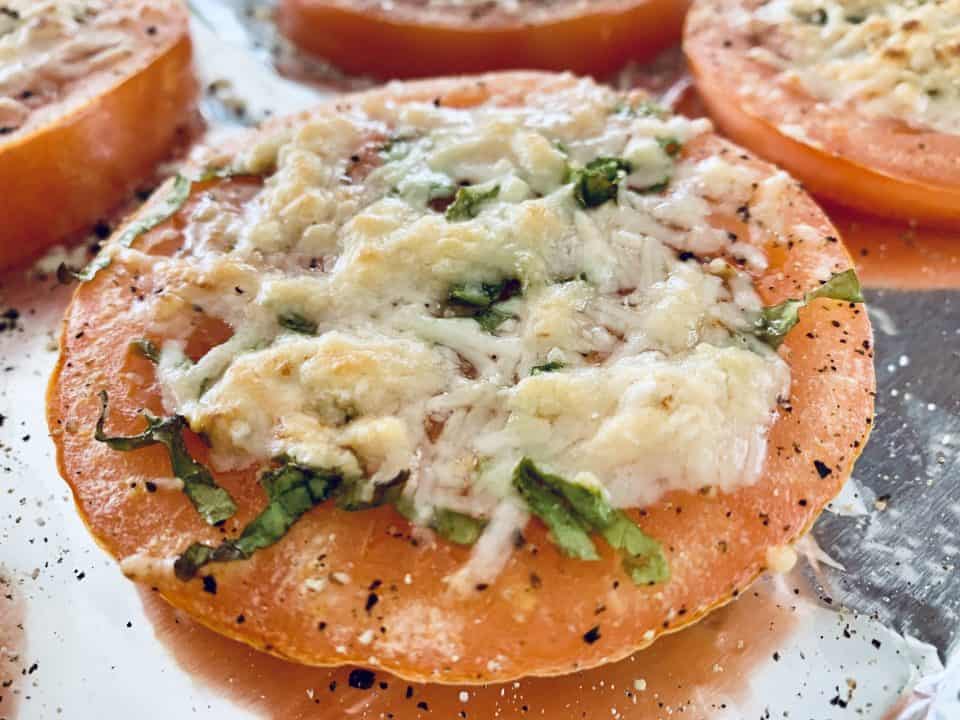 Parmesan & Basil Tomato Rounds