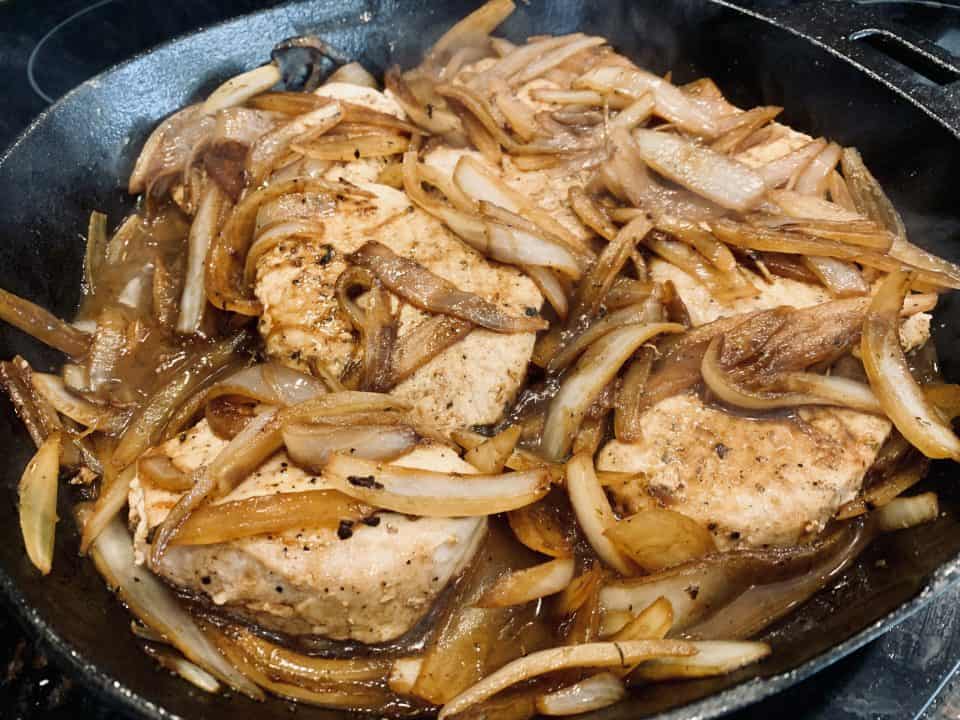 Smothered French Onion Pork Chops