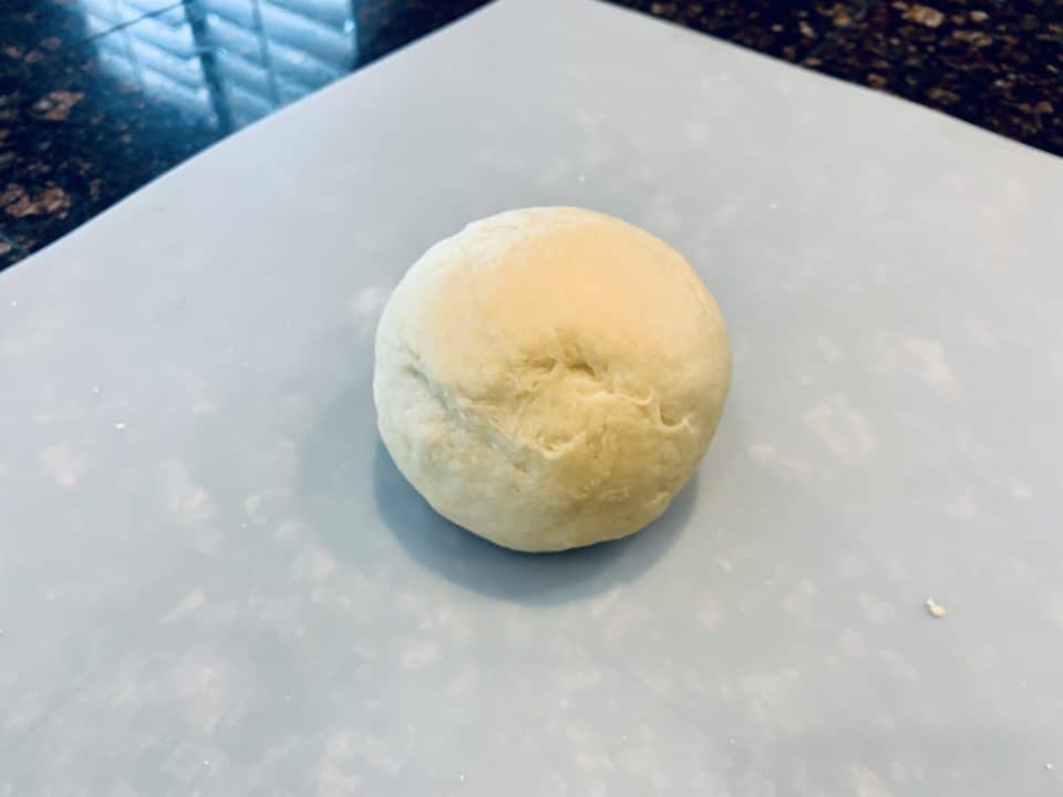 A ball of Fresh Homemade Pasta dough.