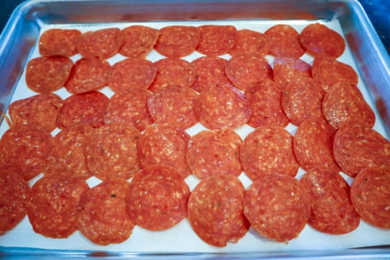 Crispy Baked Pepperoni Chips The Recipe Bandit