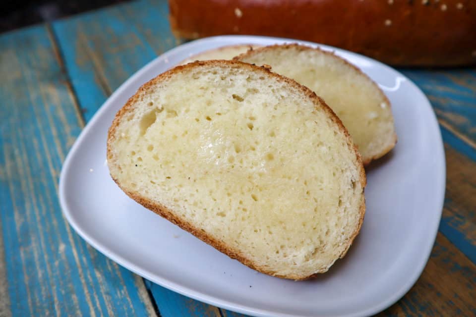 Picture of buttered Everyday French Bread