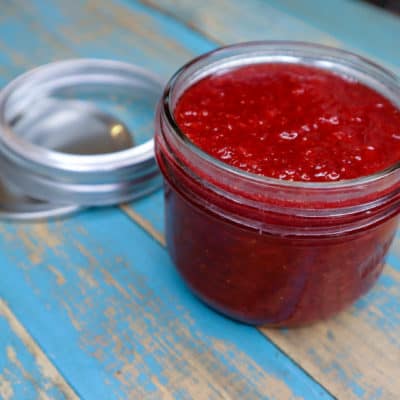 Simple Microwave Strawberry Jam