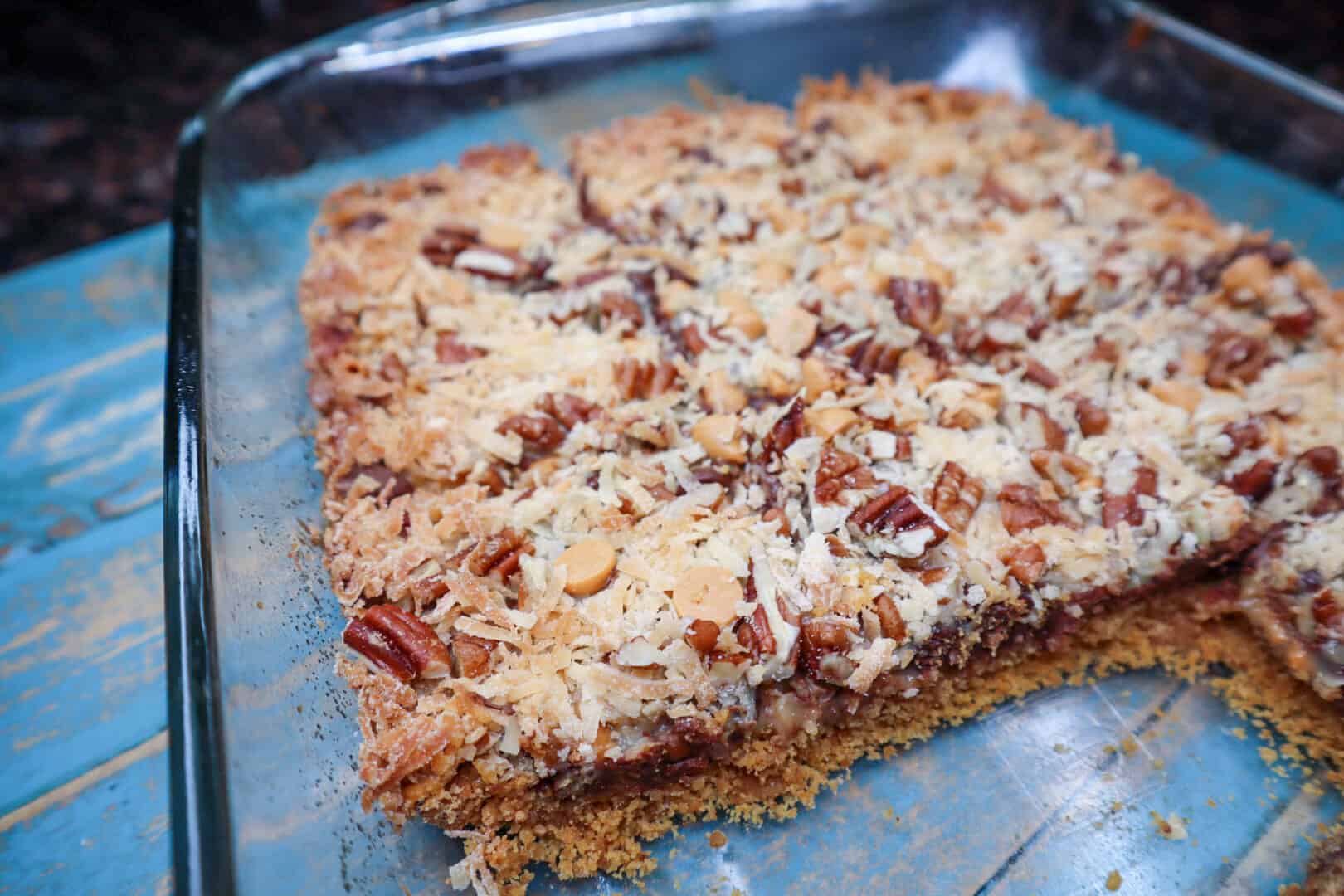 Seven Layer Magic Bars ~ The Recipe Bandit