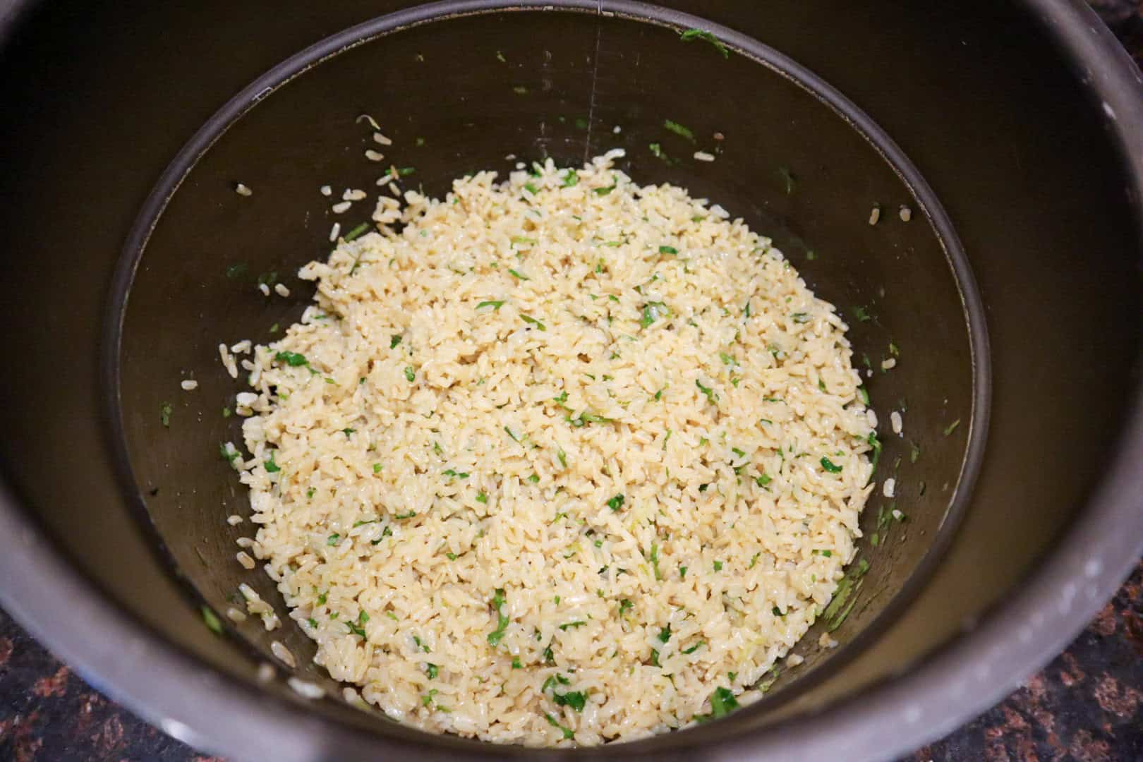 Five Minute Cilantro Lime Rice ~ The Recipe Bandit