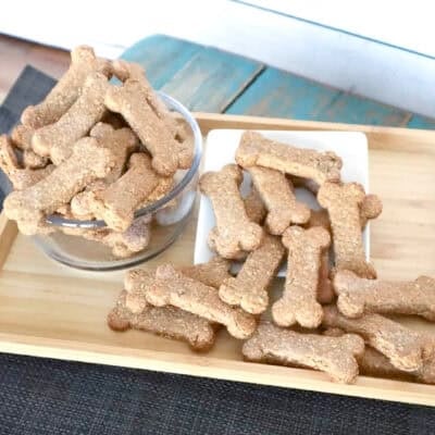 Homemade Peanut Butter & Banana Dog Treats