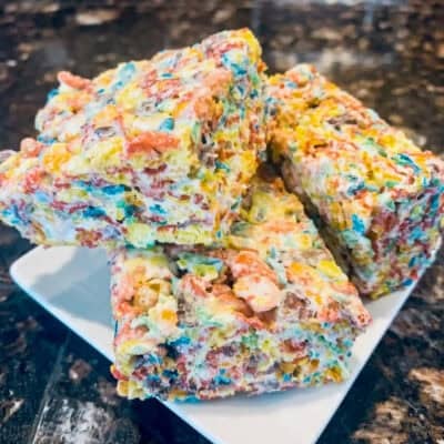 Fruity Pebbles Marshmallow Treats